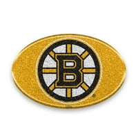 Boston Bruins Auto Embléma-Ovális Színű Bling
