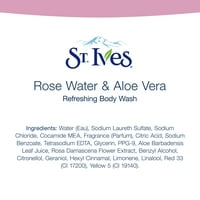 St. Ives rózsavíz és Aloe Vera tusfürdő oz