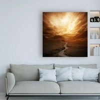 Védjegy Képzőművészet 'Sunset Winding Road' Canvas Art készítette: Photoinc Studio