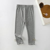 Shldybc Lányok Capris Leggings Pamut vágott Leggings Iskolai Egyenruha nadrág lányoknak, kislány nadrág a Clearance