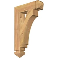 Ekena Millwork 1 2 W 16 D 24 H Imperial Arts & Crafts Smooth Bracket, Western Red cédrus