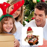 Karácsonyi cukorka kosár dekoráció Party cukorka tartó kellékek karácsonyi gyermekek számára cukorka Kert ünnepi