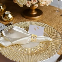 Vége asztal Doilies kerek elhelyezés szőnyeg étkezőasztal dekoratív kézműves szalvéta papír dekoráció étkészlet konyha