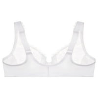 Glamorise Teljes Alak Plusz Méretű WonderWire Elülső Bezárása Szakaszon Csipke Melltartó Underwire 9245