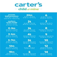 Carter gyermeke kislányom egy jumpsuits, 2-csomag, hónapok hónapok- hónapok