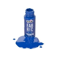 TULIP ROYAL BLUE Kefe-On Fabric Fail, Fl. oz