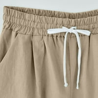 Giligiliso Clearance július 4. rövidnadrág divat nők rövid nyomtatott szűk magas derék zseb rugalmas Sport fél rövidnadrág