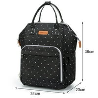 Pelenka táska Vízálló Pelenkaváltó táska hátizsák Többfunkciós nagy kapacitású utazási hátizsák szervező változó Pad