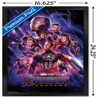 Marvel Cinematic Universe-Avengers-Végjáték-Egy Lap Fal Poszter, 14.725 22.375 Keretezett