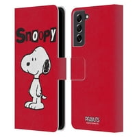 Head Case Designs hivatalosan engedélyezett földimogyoró karakterek Snoopy bőr könyv pénztárca tok fedél kompatibilis