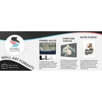 Stupell Industries nyugodt baba madár csaj, bámulja a közeli fotózás mintát Fekete keretes művészeti nyomtatási fal