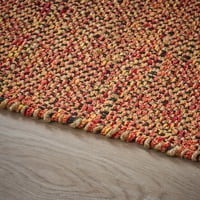 Noble House Aliyahna Diamond bohemian szőnyeg, narancs, 35,50 ”25,25”