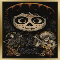 Disney Pixar Coco-Koponyák fali poszter Nyomócsapokkal, 14.725 22.375