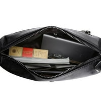 Quarryus Valódi bőr férfi pénztárca fekete tengelykapcsoló táska nagy kapacitású mobiltelefon kézitáska RFID kártya
