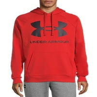 Under Armour férfi és nagy férfi UA Rival Fleece Big Logo kapucnis pulóver, méretek akár 2XL