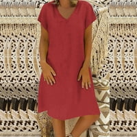 Nyári ruhák nyári ruhák női hüvely magas nyakú blúz könnyű piros 2XL