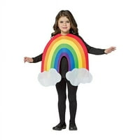 Morris Costumesss szivárvány lány Halloween díszes ruha jelmez gyermek, S