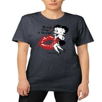 Betty Boop Női juniorok Doop Kiss Rövid ujjú grafikus póló
