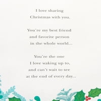 American Greetings Premier Christmas Card a férjnek