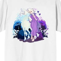 The Last Unicorn Lady Amalthea Unicorn Crew Neck Rövid ujjú Férfi fehér póló-XL