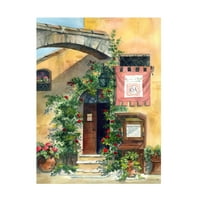 Brenda Harris Tustian 'Teatro Romano' Canvas Art