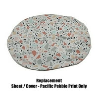 Cserealkatrész Fisher-On-The-Go Baby Dome-hoz-GKH ~ Cserelemez fedél ~ Pacific Pebble Print