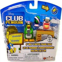 Club Penguin Mi ' N Mérkőzés Sorozat Néni Arctic Mini Figura Készlet