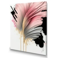 Designart Pink Gerbera hiperrealisztikus virágok IV vászon fali művészet