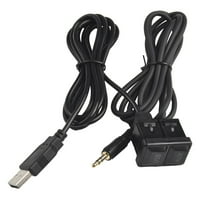 Autós kötőjel süllyesztett AU USB Port Panel kettős USB hosszabbító Adapter kábel