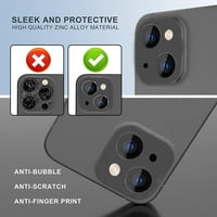 Tok iPhone Plus Védőkamera lencsével, továbbfejlesztett ütésálló anti-sárga katonai Dropproof fedél, kompatibilis az