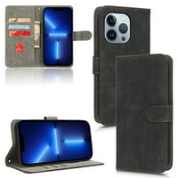 Feishell iPhone Pro pénztárca tokhoz, stílusos védelem karcolásgátló Szintetikus bőr puha TPU Ütésálló rugalmas mágneses