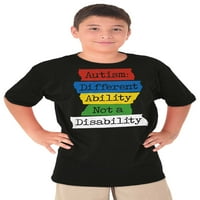 Autizmus Tudatosság Ifjúsági Póló Pólók Póló Gyerekeknek Különbség Képesség Autizmus