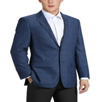 Férfi klasszikus Fit Plaid Blazer gyapjúruhát külön kabát prémium kényelmi sport kabátja férfiak számára