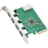 IOCrest PCI-Express USB 3. 4 portos kártya 4 rétegű PCB Etron lapkakészlet