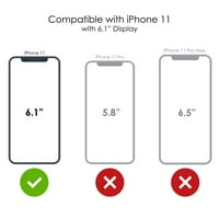 DistinctInk Clear Shockproof Hybrid tok iPhone - hoz-TPU lökhárító, akril Hátlap , Edzett üveg képernyővédő - köszönöm