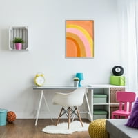 A Stupell Indperies Summer Sun Rainbow Warm Tone Arches, 30, Design: Emily Navas