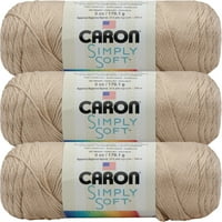 Caron Simply Soft Solids Fonal-Csont, 3 Darabos Gyűjtőcsomagolás