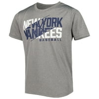 Ifjúsági New York Yankees Heather Grey póló