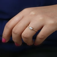 Imperial 1 20Ct TDW gyémánt rózsaszín tónus ezüst ovális alak klaszter ígéret gyűrű