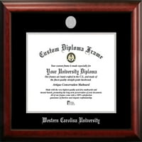 Nyugat-Karolinai Egyetem 14W 11h ezüst dombornyomott Diploma keret