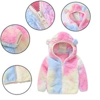Godderr 9M-5Y újszülött Todder kapucnis kabát fül kabát gyapjú kabát fiúknak lányok pamut kabát felsők baba meleg pamut