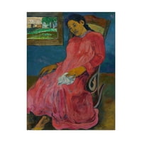 Paul Gauguin, a Faaturuma 'vászon művészete