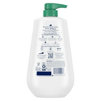 Dove tusfürdő szivattyúval élénkítő Aloe & Eucalyptus, 30. oz