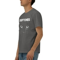 Férfi Deftones Hivatalos Póló Alkalmi Szabadtéri Sport Felső X-Nagy Mély Heather