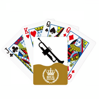 Horn Klasszikus Zene Vitalitás Hangok Royal Flush Póker Játék Kártyajáték