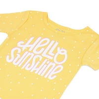 Little Star Organic Baby & Tipegő lány rövid & hosszú ujjú ingek , rövidnadrág & nadrág pizsama, méret hónap-5T