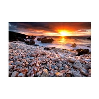 Dennis Frates 'Rocky Coast 8' Canvas Art