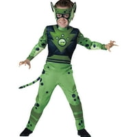 Szórakoztató világ Jelmezek vad Kratts minőségi zöld gepárd fiú Halloween díszes ruha jelmez gyermek
