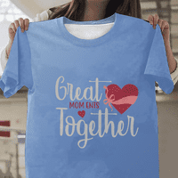 Boldog Anyák napja Unise Ifjúsági alkalmi grafikus póló, nyári ing & Top női férfiak számára