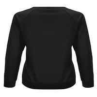 Női Karácsonyi Crewneck Hosszú Ujjú Alkalmi Vékony Pulóver Pulóverek Felsők Ingek